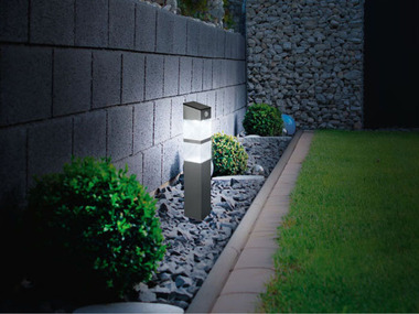 LIVARNO home Solarna lampa ogrodowa LED z czujnikiem ruchu