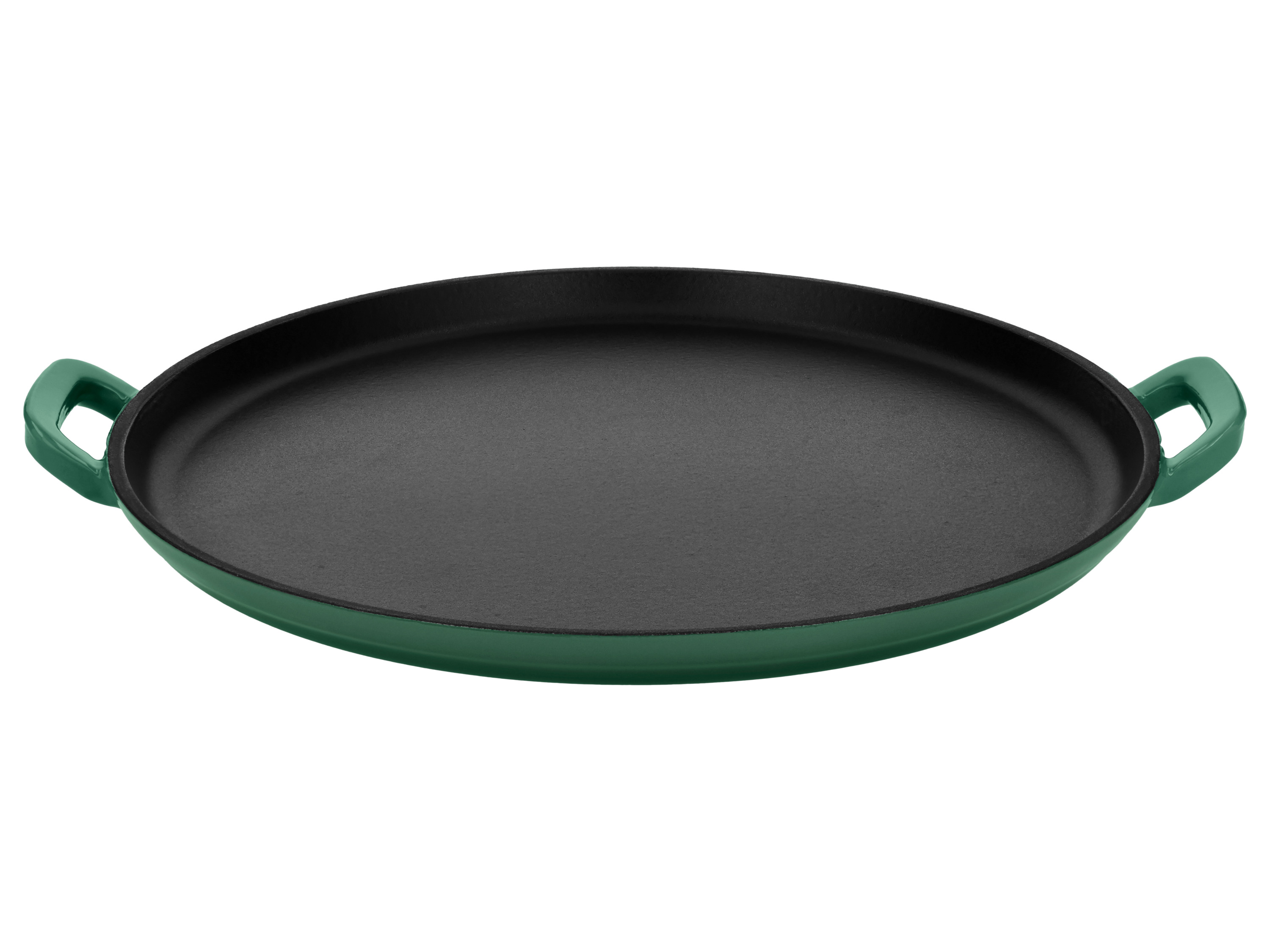 SILVERCREST® Płyta żeliwna do pizzy \ do grillowania  (Talerz do pizzy/zielony)