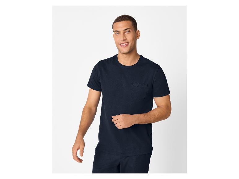 T-shirt męski z lnem