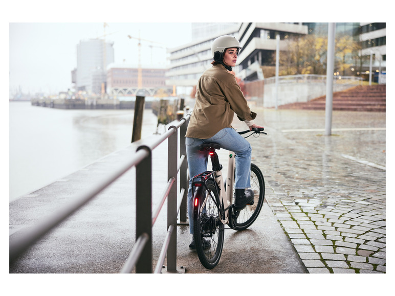 Pełny ekran: CRIVIT Rower elektryczny Urban E-Bike Y.2, biały kremowy - zdjęcie 6