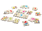 Drewniane puzzle z cyframi i obrazkami dla dzieci.