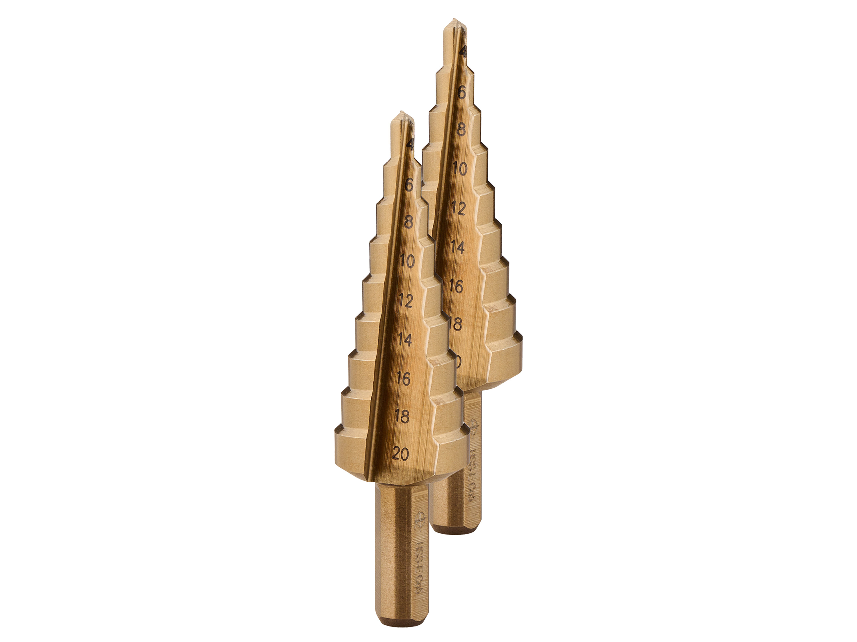 PARKSIDE PERFORMANCE® Wiertła stopniowe lub Wiertła HSS (Wiertła stopniowe 4-20 mm, 2 sztuki)