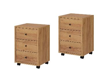 LIVARNO® Zestaw 2 szafek na kółkach VERONA