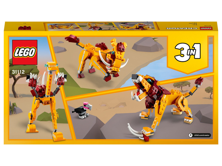 Pełny ekran: LEGO® Creator 31112 Dziki lew - zdjęcie 2
