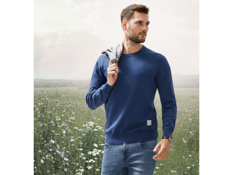 Pełny ekran: LIVERGY® Sweter męski z włóknem konopnym - zdjęcie 3