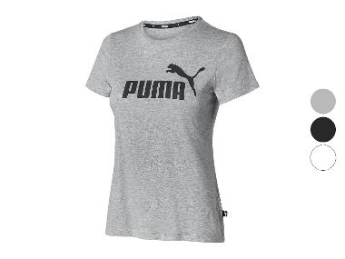 PUMA Damska koszulka T-Shirt ESS Logo Tee, ze czystej bawełny.