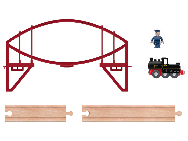 Pełny ekran: Playtive Zestaw do rozbudowy drewnianej kolejki - zdjęcie 7