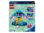 Pudełko LEGO Disney Stitch 43249, przedstawiające Stitcha w hawajskiej koszuli z akcesoriami.