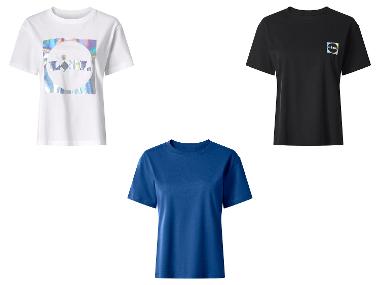 T-shirt damski z biobawełny w kolekcji Lidl