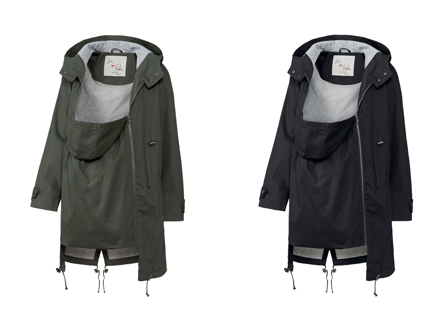 ESMARA® Parka ciążowa z biobawełną, 1 sztuka
