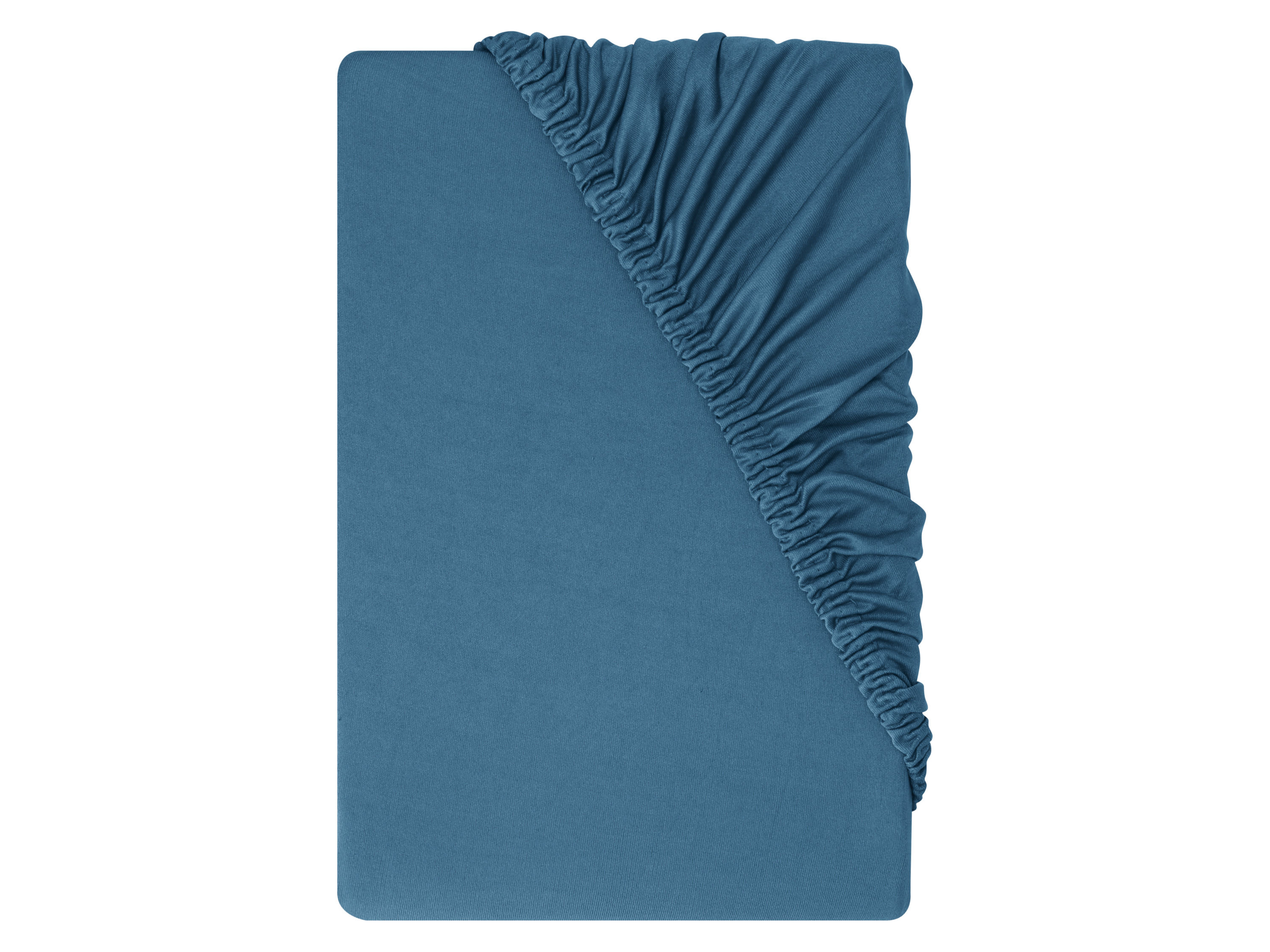 LIVARNO® Prześcieradło z mikrowłókna z gumką, 90-100 x 200 cm (Niebieski)