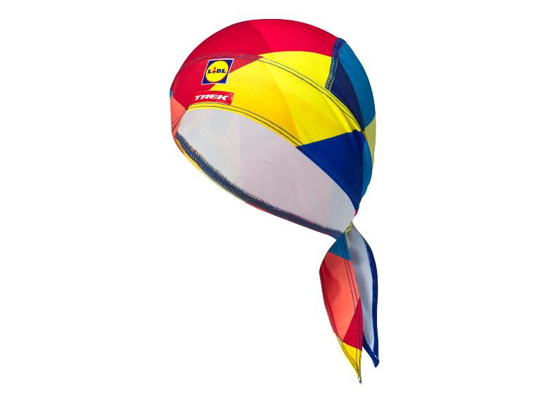 Chusta Trek w kolorowe wzory z logo Lidl.