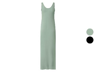 ESMARA® Sukienka maxi damska z bawełną