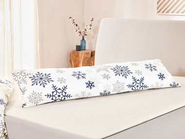 LIVARNO home Poszewka z dżerseju na zimę do poduszki dla śpiących na brzuchu, 40 x 145 cm