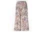 Damskie spodnie palazzo z wzorem paisley w pastelowych odcieniach