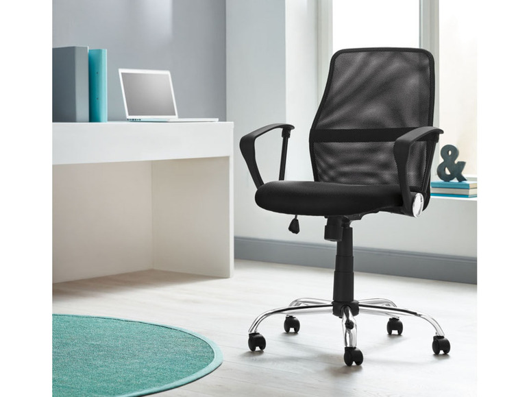 Pełny ekran: LIVARNO home Krzesło obrotowe, ergonomiczny kształt - zdjęcie 2