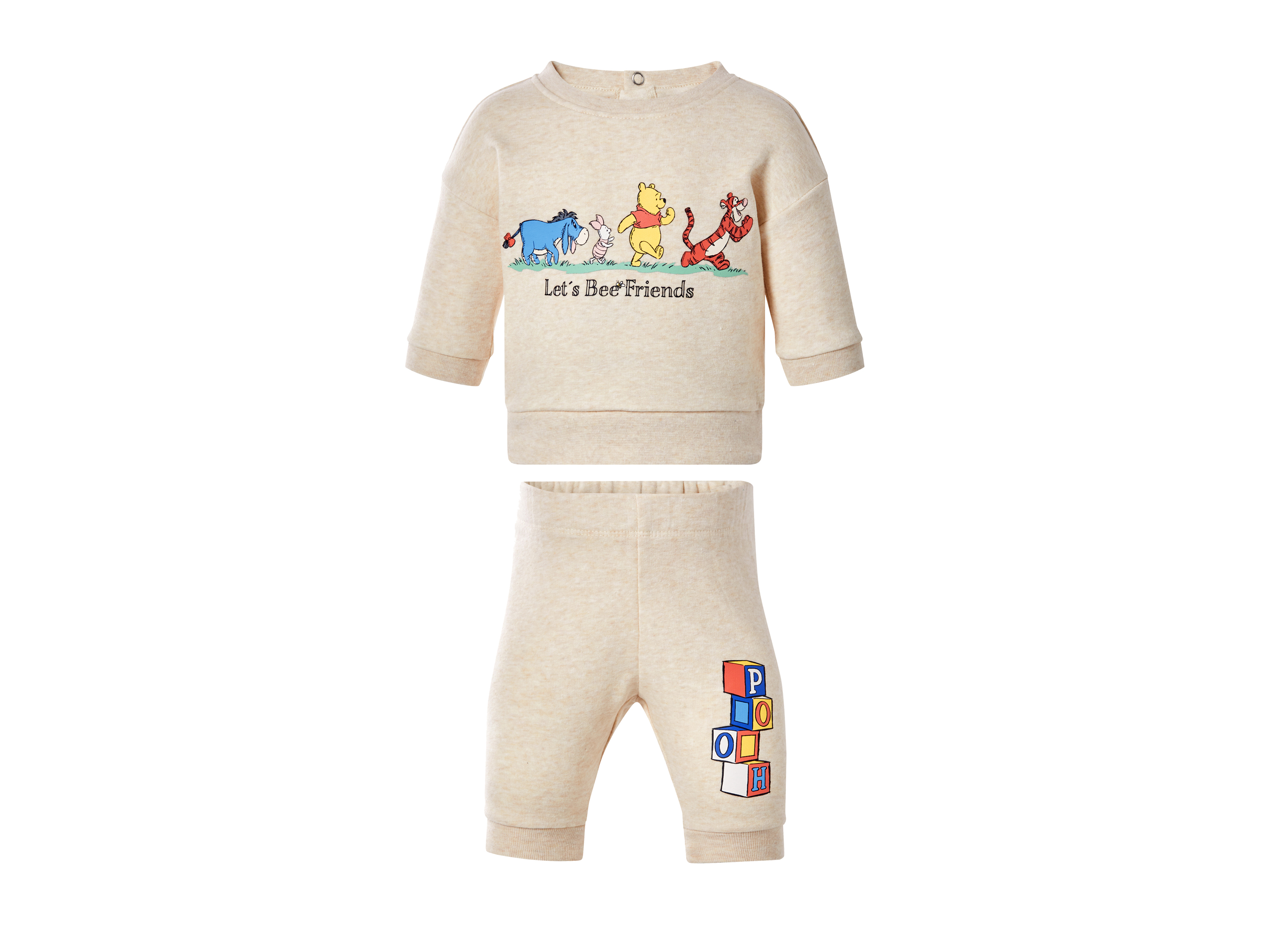 LUPILU® Dres niemowlęcy, 2-częściowy (Kubuś Puchatek, 86/92)