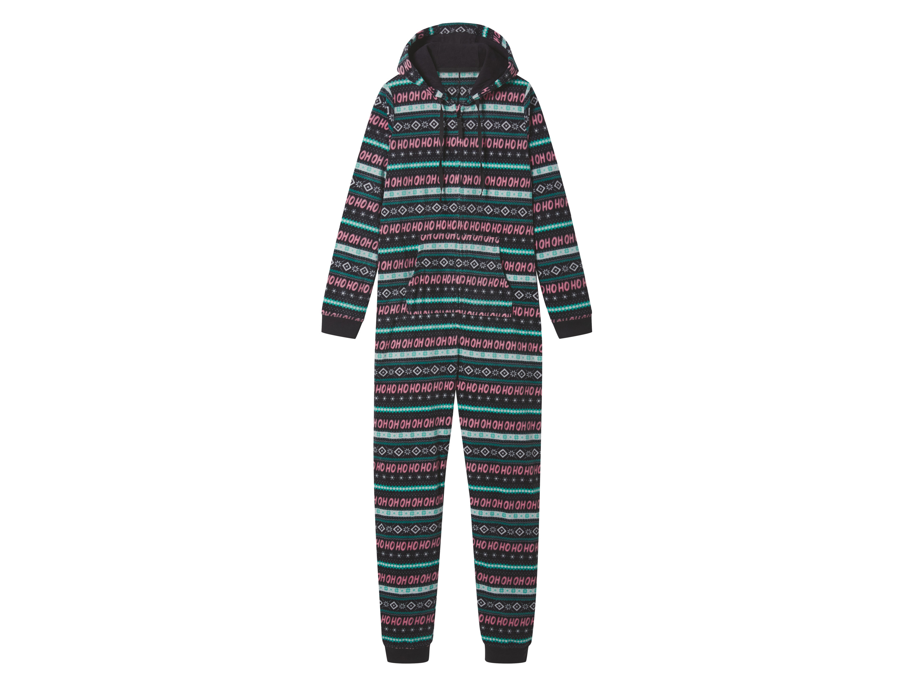 esmara® Kombinezon polarowy damski (Czarny, L (44-46))