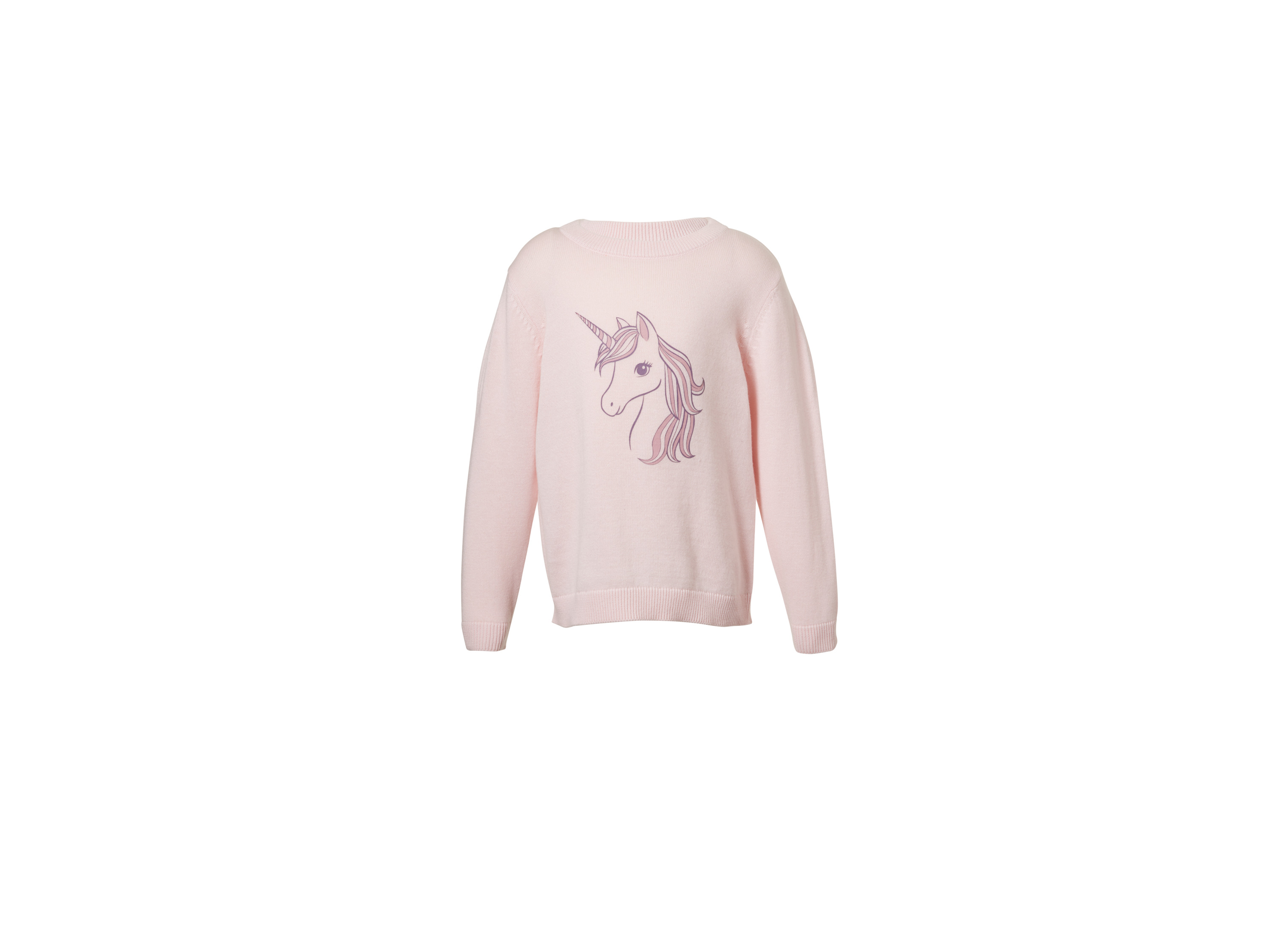 LUPILU® Sweter dziecięcy z bawełny (Koralowy, 110/116)