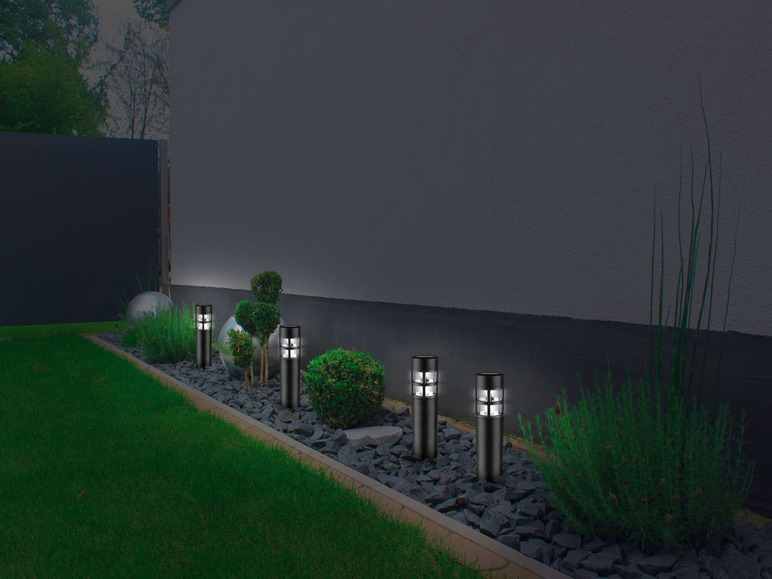 Pełny ekran: LIVARNO home Zestaw 4 lampek solarnych LED do ogrodu - zdjęcie 5