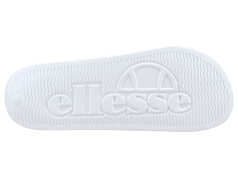 Białe klapki Ellesse - podeszwy.