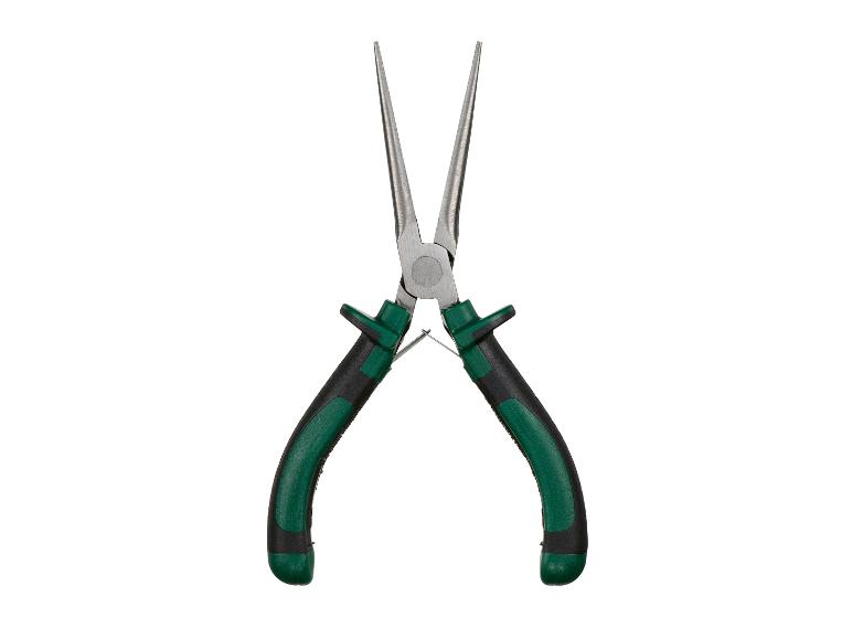 Pincety z zielonymi uchwytami