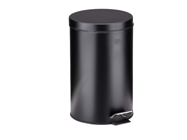 Czarny kosz na śmieci Dirt Devil.