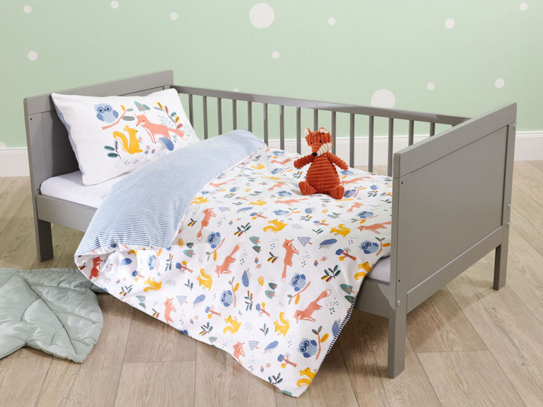 Pełny ekran: LIVARNO home Pościel do łóżeczka dziecięcego z delikatnej flaneli, 100 x 135 cm - zdjęcie 4