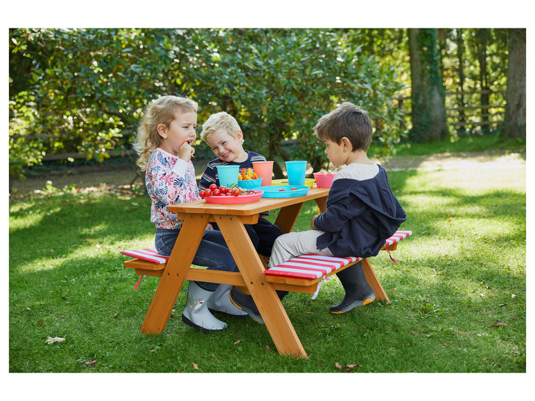Pełny ekran: LIVARNO home Stół piknikowy dla dzieci, z poduszkami - zdjęcie 3