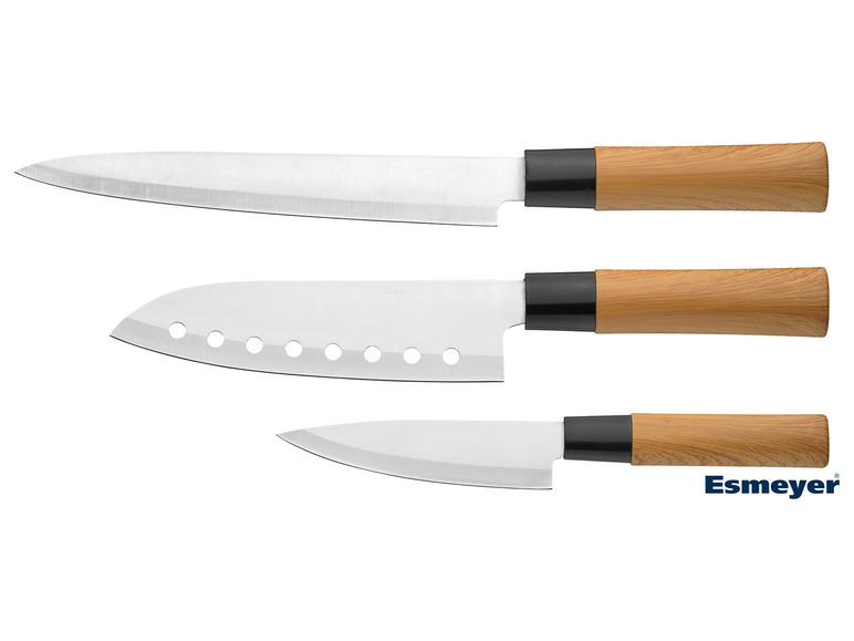 Pełny ekran: Esmeyer Zestaw noży w stylu azjatyckim, 3 elementy - zdjęcie 1