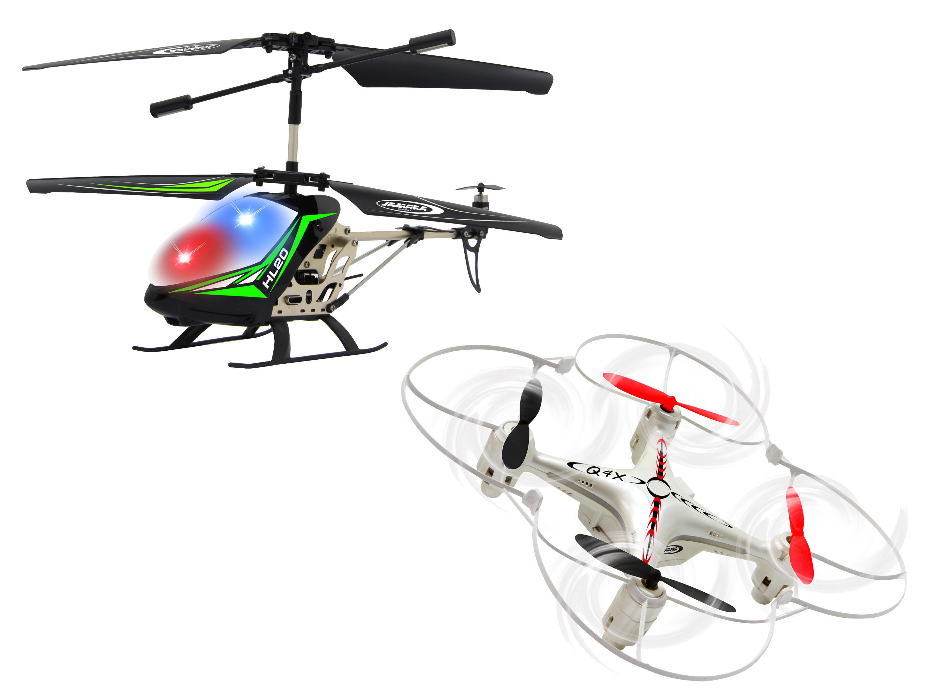 JAMARA Helikopter HL 20 / Dron Q4X