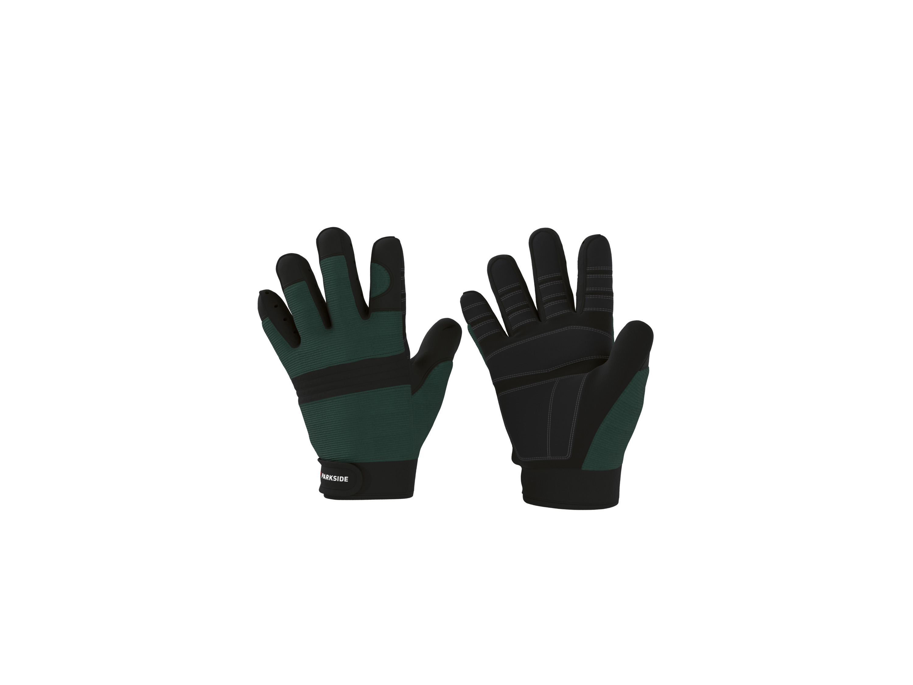PARKSIDE® Rękawice robocze hybrydowe (Zielony/czarny, 9)