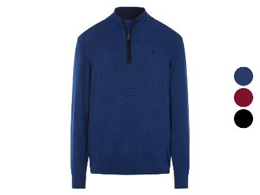 LIVERGY® Sweter męski z wiskozą U.S. GRAND POLO