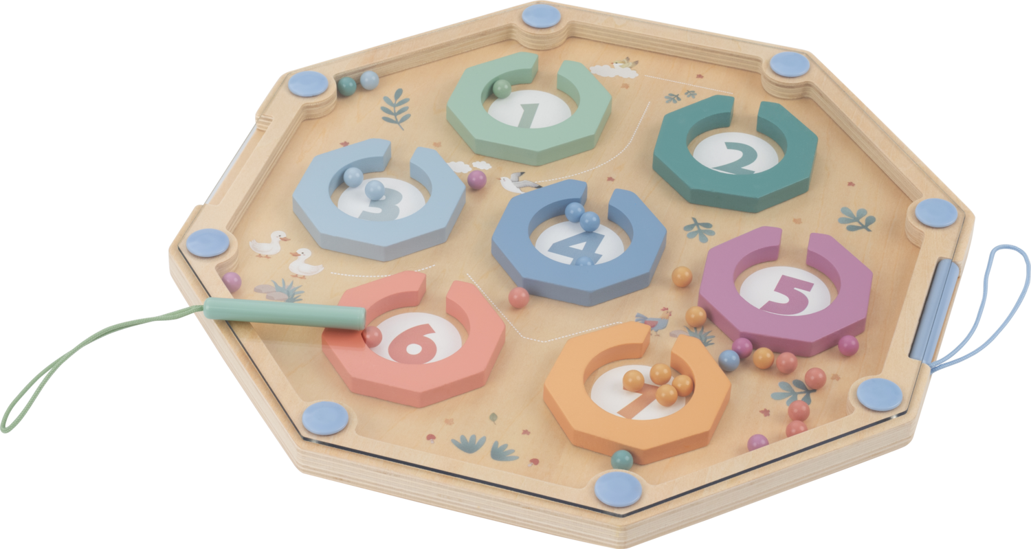 LUPILU® Drewniane zabawki Montessori (Labirynt magnetyczny)
