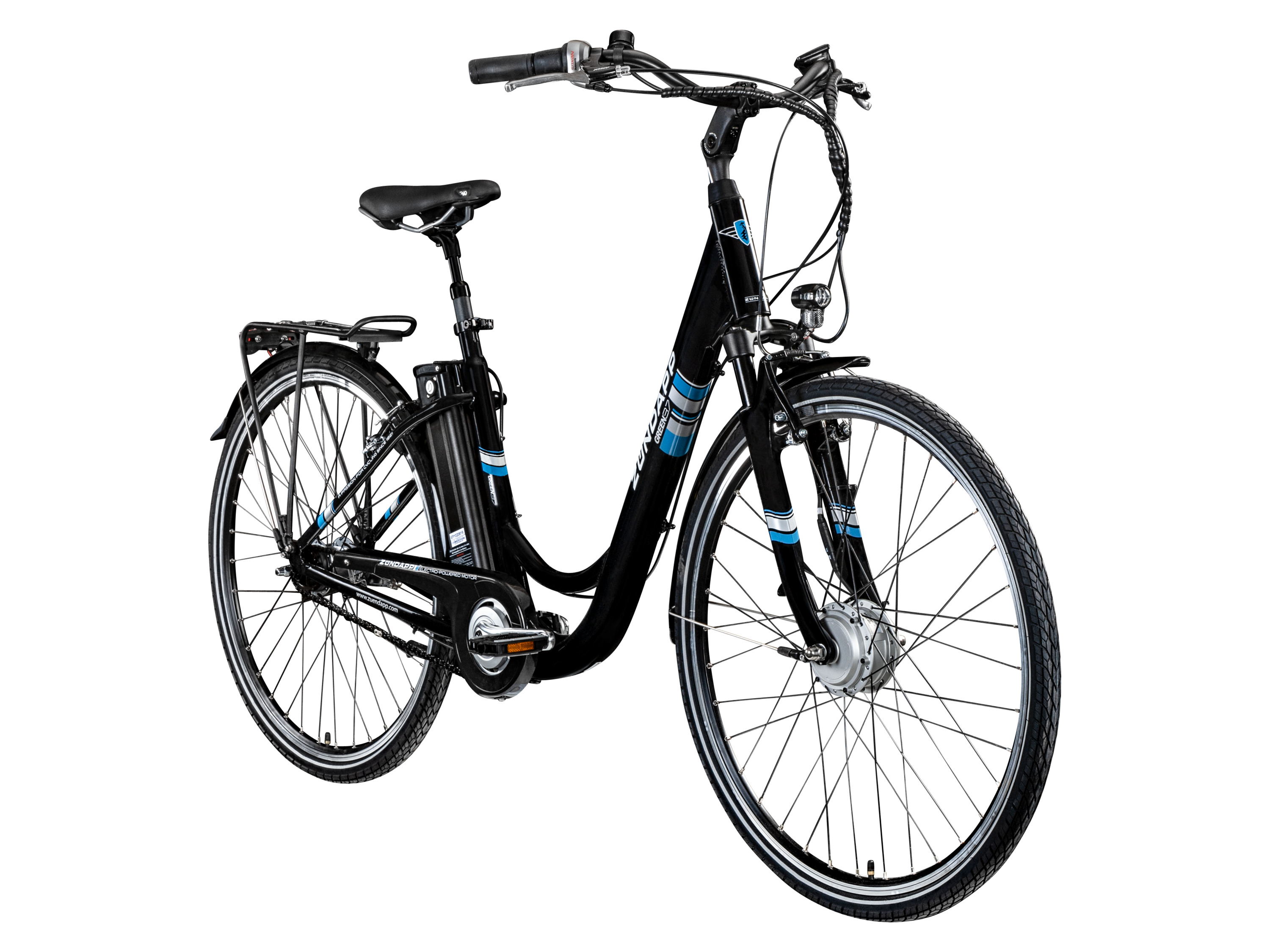 ZÜNDAPP Rower elektryczny E-Bike City »Green 3.7 E-Bike 700c«, 26 lub 28 cali. (28 Zoll schwarz)