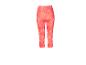 Damskie legginsy sportowe w pomarańczowo-różowy wzór w kropki