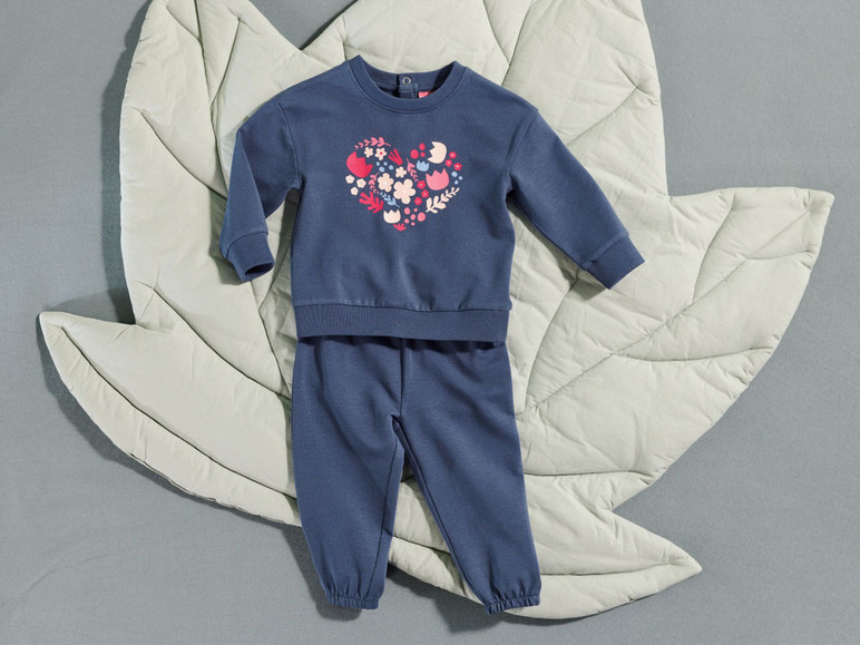 Pełny ekran: lupilu Dres niemowlęcy z bawełną organiczną (bluza + spodnie) - zdjęcie 6