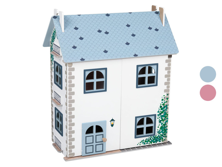 Pełny ekran: Playtive Otwierany domek dla lalek z drewna - zdjęcie 1