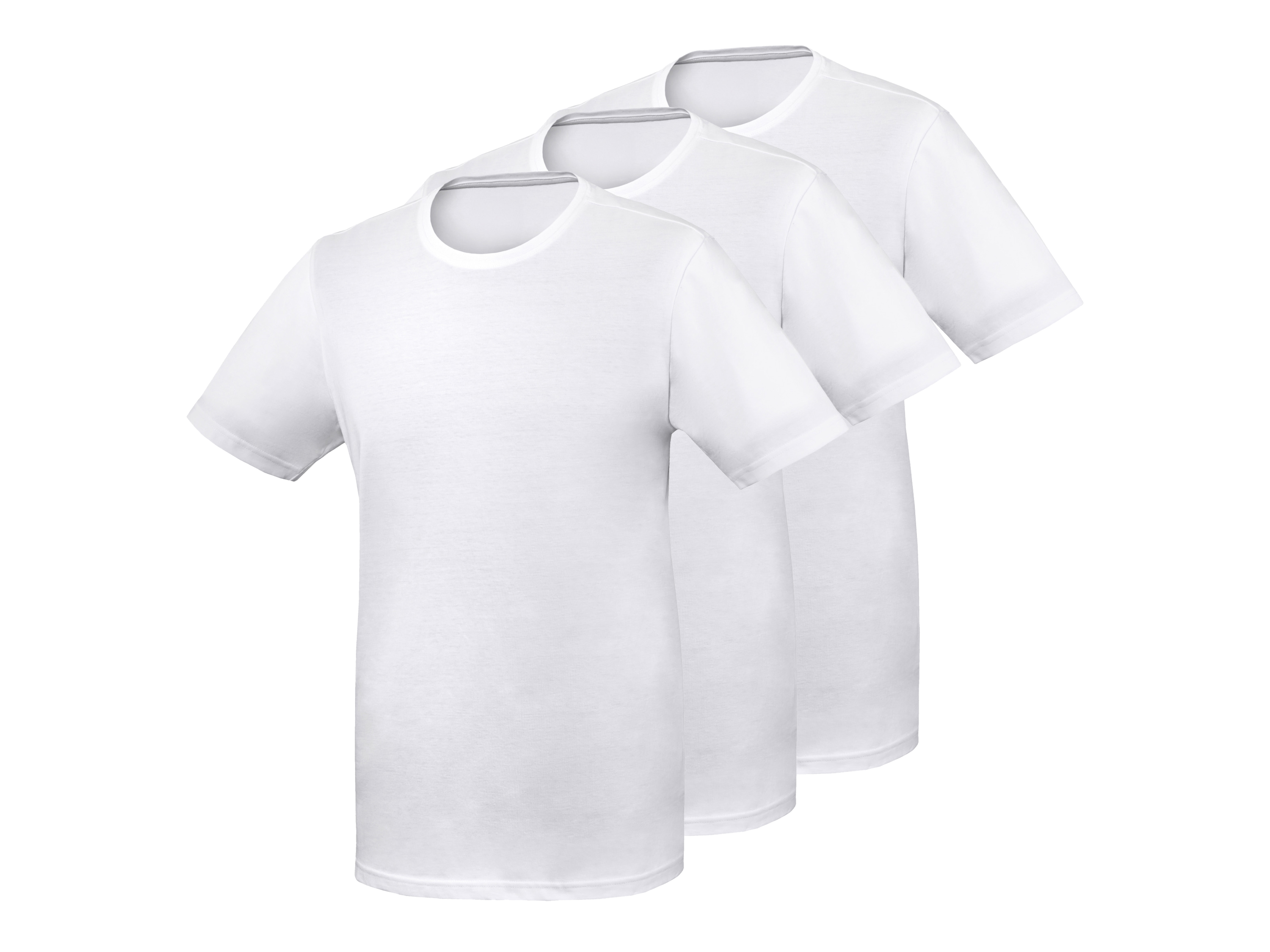 PARKSIDE® T-shirt męski, 3 sztuki (biała, M (48/50))