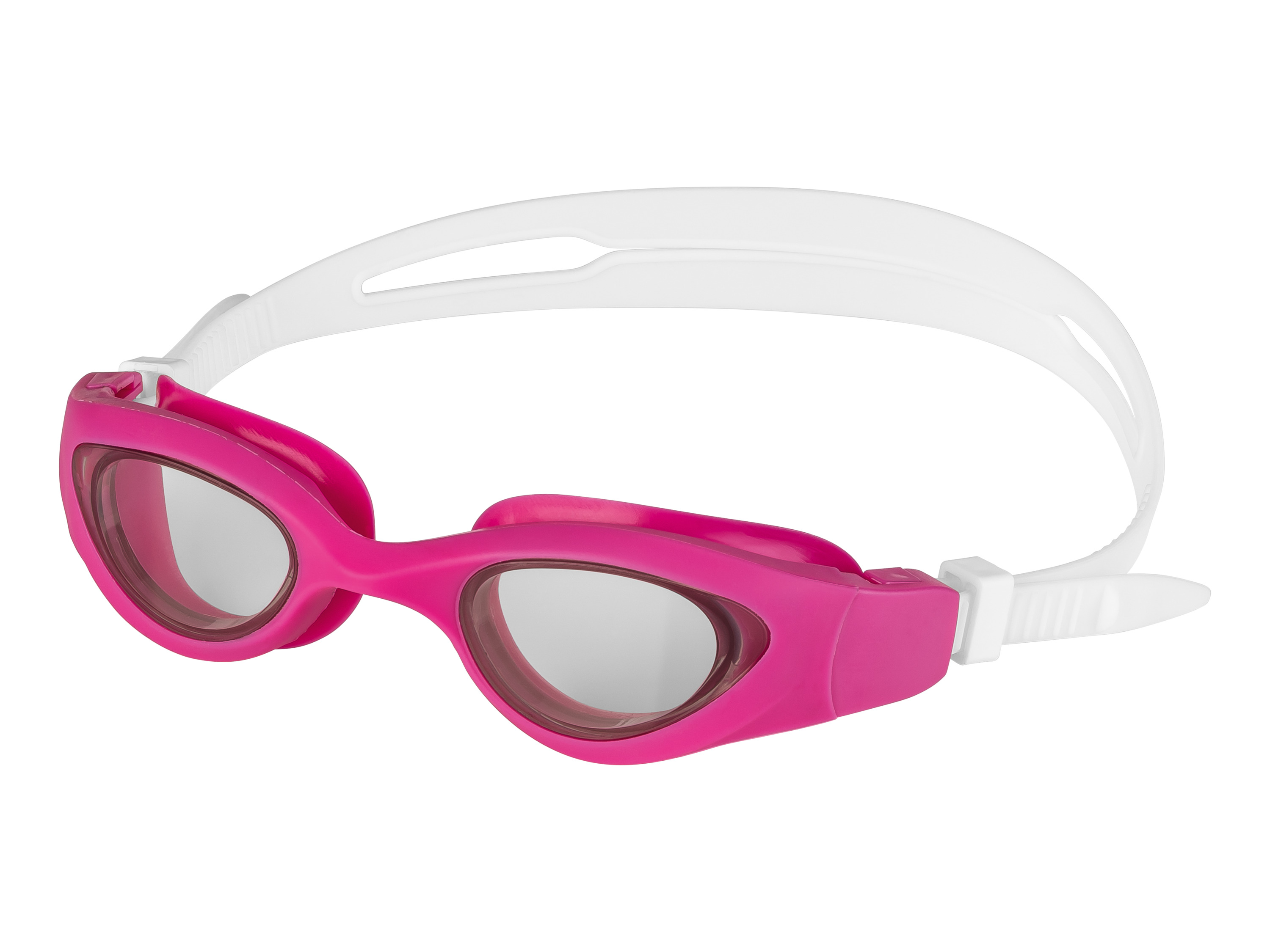 CRIVIT okulary pływackie (Różowy/ biały, S/M)