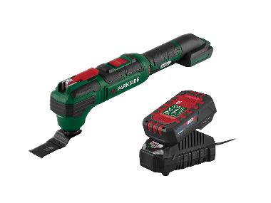 PARKSIDE® Zestaw Akumulatorowe narzędzie wielofunkcyjne, 20 V z akumulatorem, 2 Ah i ładowarką, 2,4 Ah
