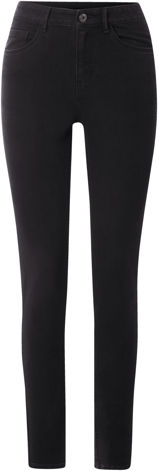 ESMARA® Jeans damskie, Skinny Fit, regularny stan (Czarny, 46)
