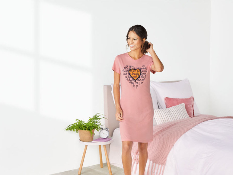 Pełny ekran: esmara Koszulka do spania damska z bawełny, 1 sztuka - zdjęcie 9
