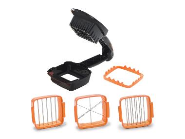 GENIUS NICER DICER Rozdrabniacz Quick, 5-częściowy, pomarańczowy