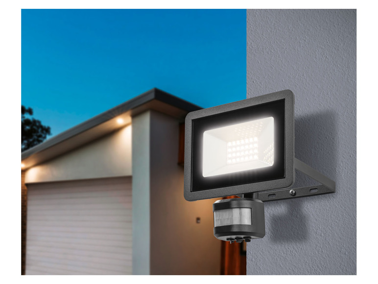 Pełny ekran: LIVARNO home Reflektor zewnętrzny LED z czujnikiem ruchu 24 W - zdjęcie 3