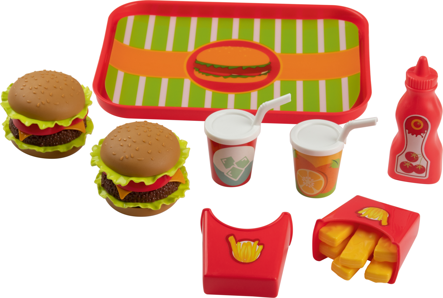 LUPILU® Akcesoria do kuchni zabawkowych (Fast food)