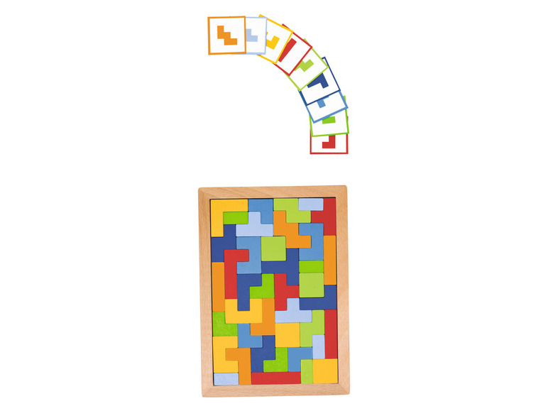 Pełny ekran: Playtive Puzzle drewniane lub Tablica geometryczna - zdjęcie 2