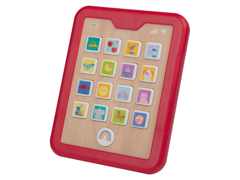 Pełny ekran: Playtive Tablet drewniany do nauki, interaktywny - zdjęcie 1
