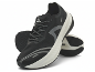 Czarne buty sportowe z białą podeszwą i szarymi detalami