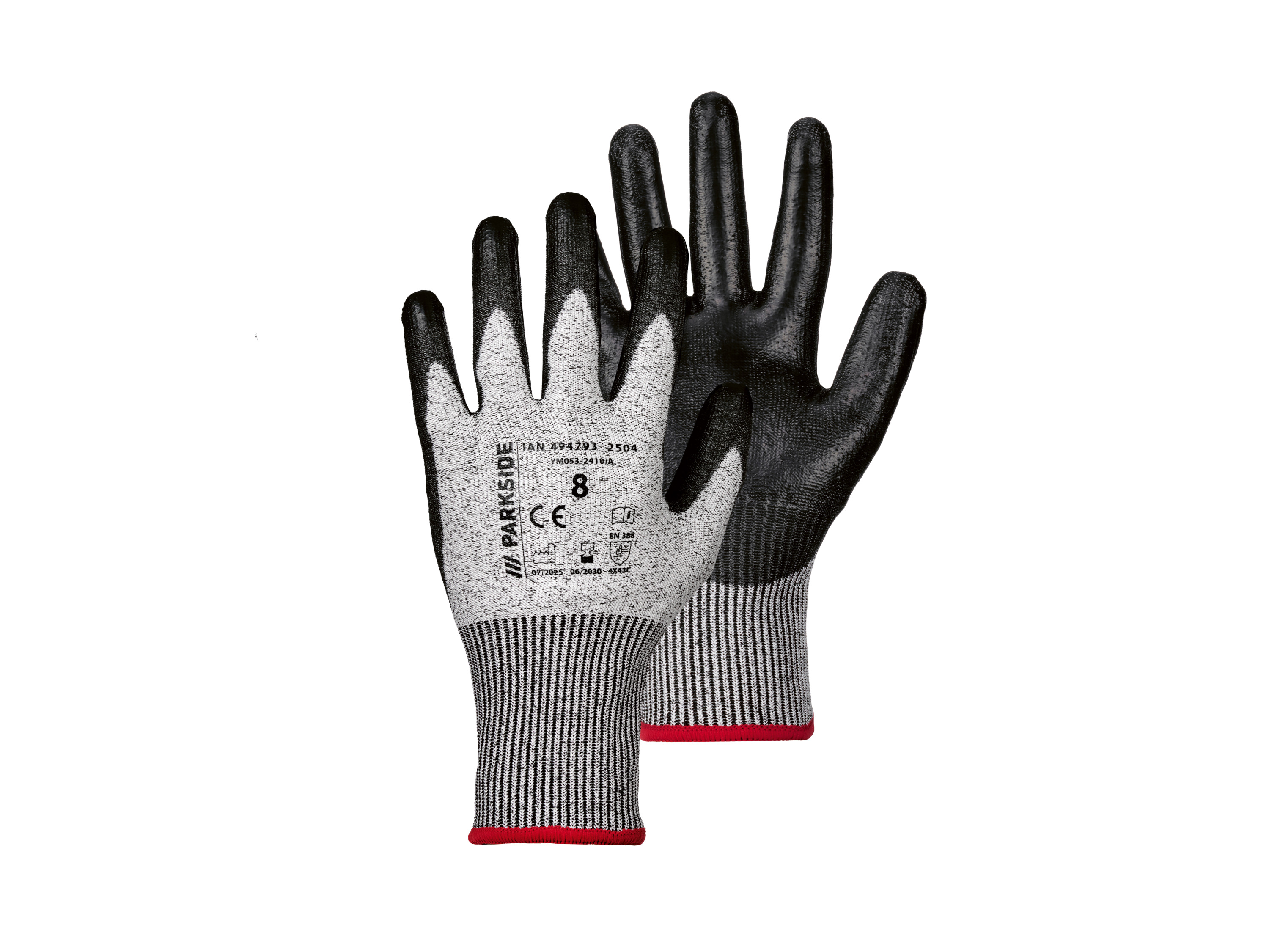 PARKSIDE® Rękawice antyprzecięciowe (8)
